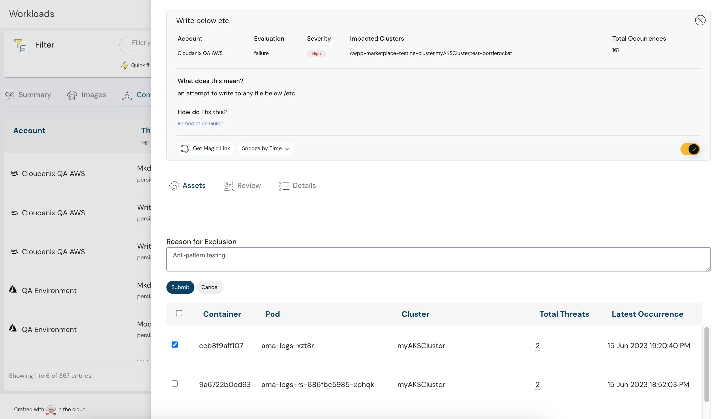 icon related to How Cloudanix Aces CWPP