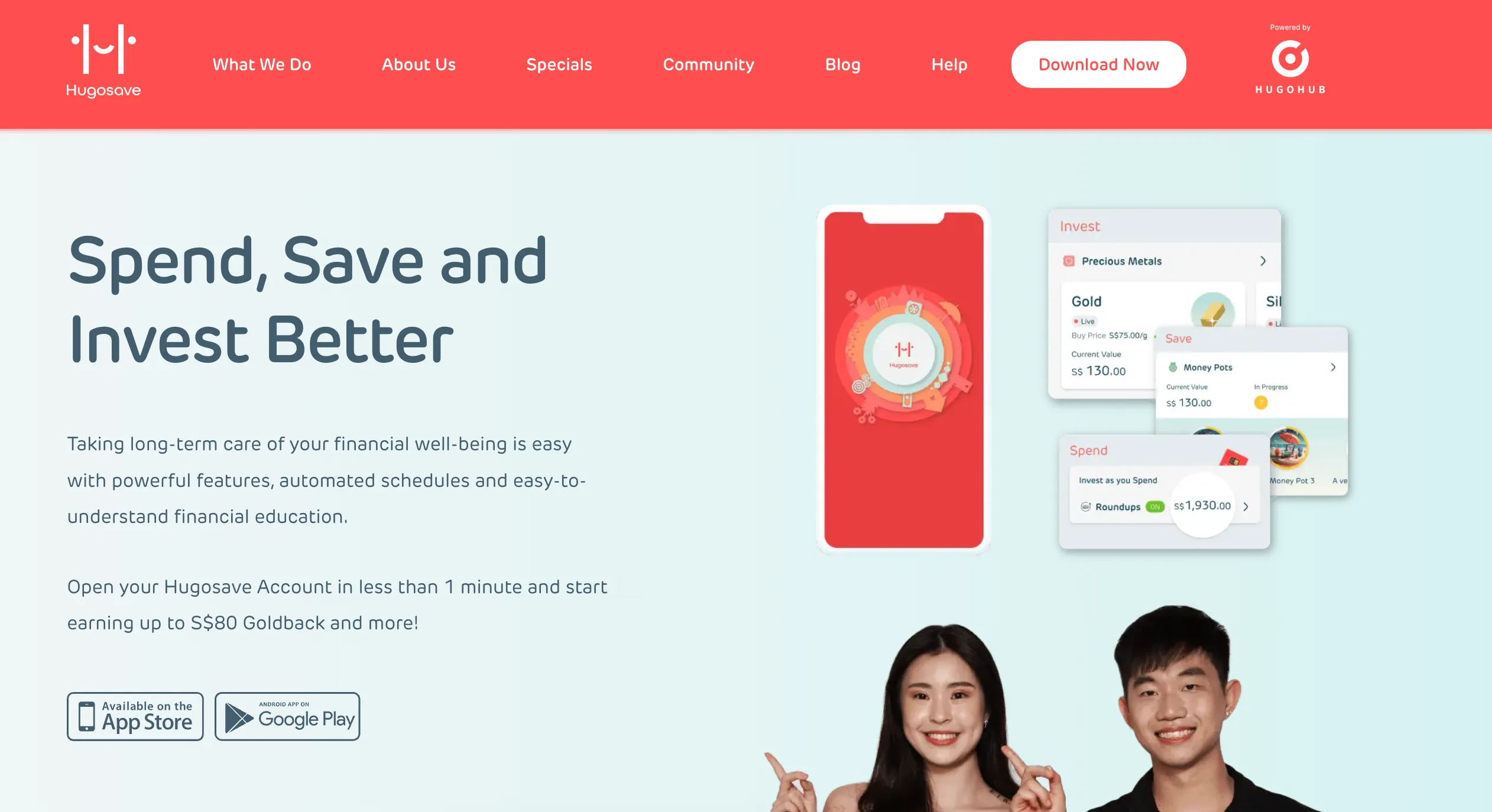 Hugosave Cloud Security Dashboard Overview