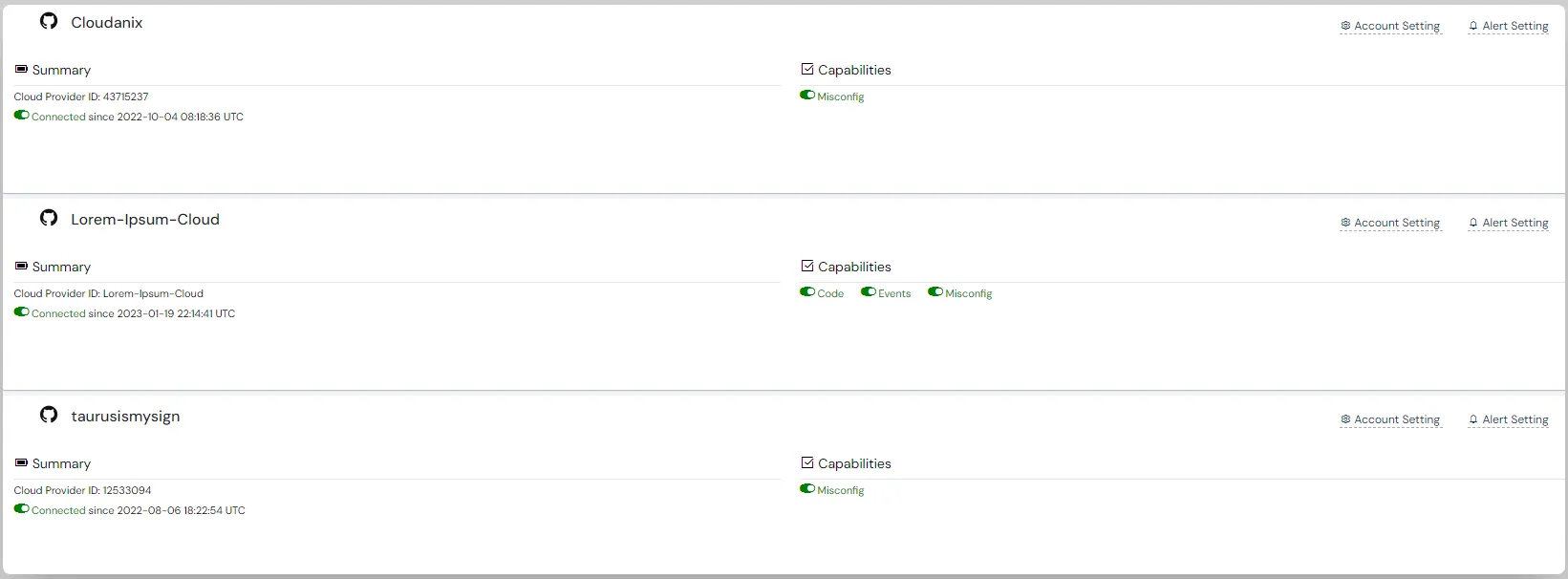 Cloudanix Code Security — Component view with package filtering
