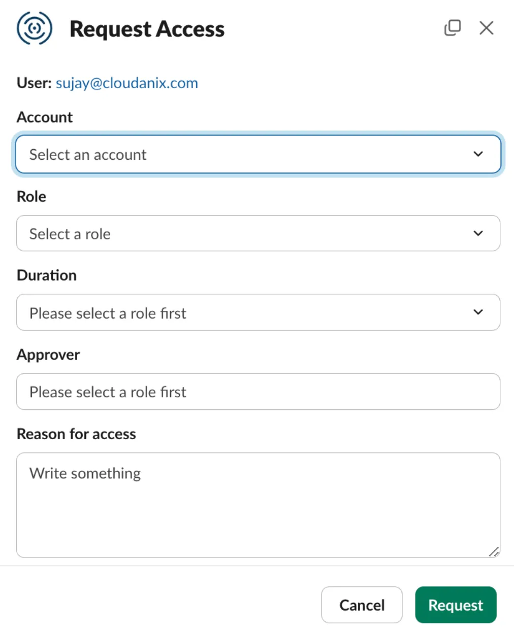 Cloudanix JIT — Access management across multiple accounts